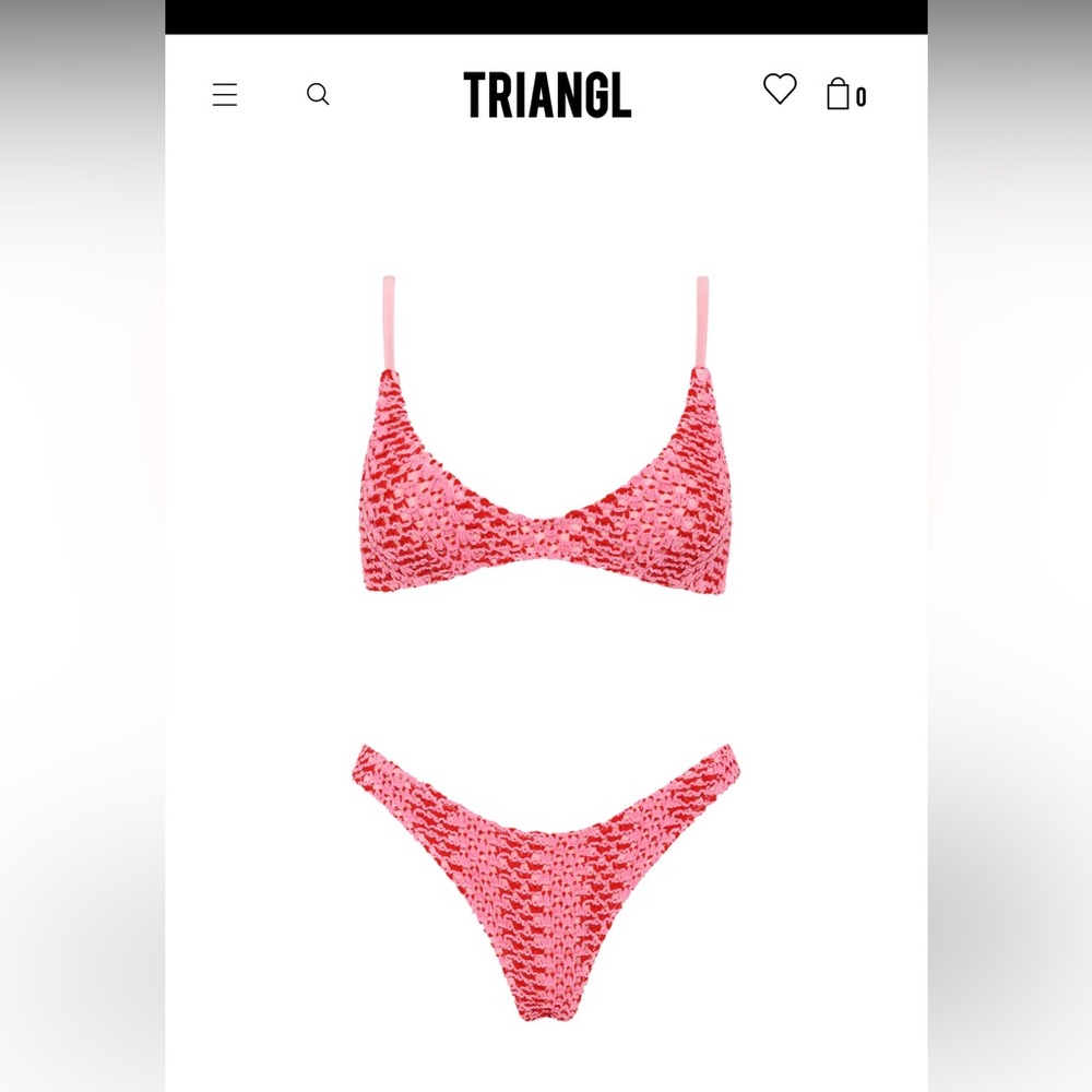 Maia - Alina Pink Triangl suit
